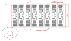 Long Range Flexible UHF RFID Tag For Office Asset Management