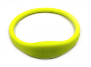 NFC Bracelet RFID Silicone Curve Oval Shaped Wristband
