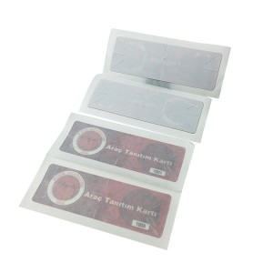 Tamper proof UHF RFID Car parking Windshield tag