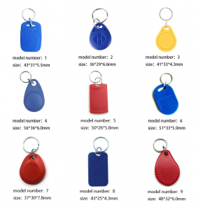 RFID 1K F08 Key fobs for Access Control