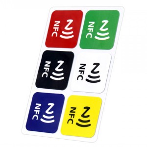 888byte Custom NTAG216 NFC Sticker tag