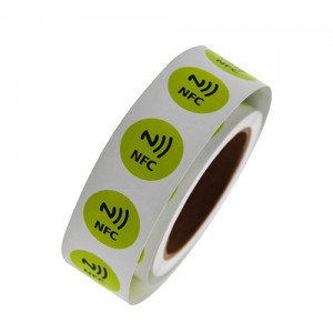 504byte Custom NTAG215 NFC label tag