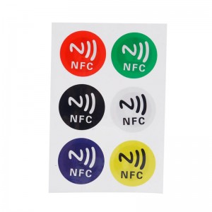 Custom printing NTAG215 NFC Sticker tag