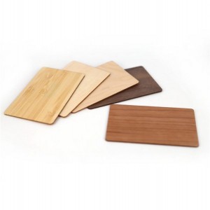 Customized wood nfc card