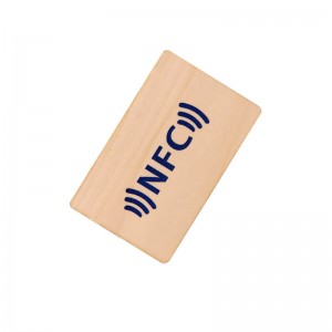 Customized nfc wooden business cards