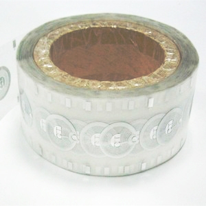 round 13.56mhz aluminum antenna nfc dry inlay