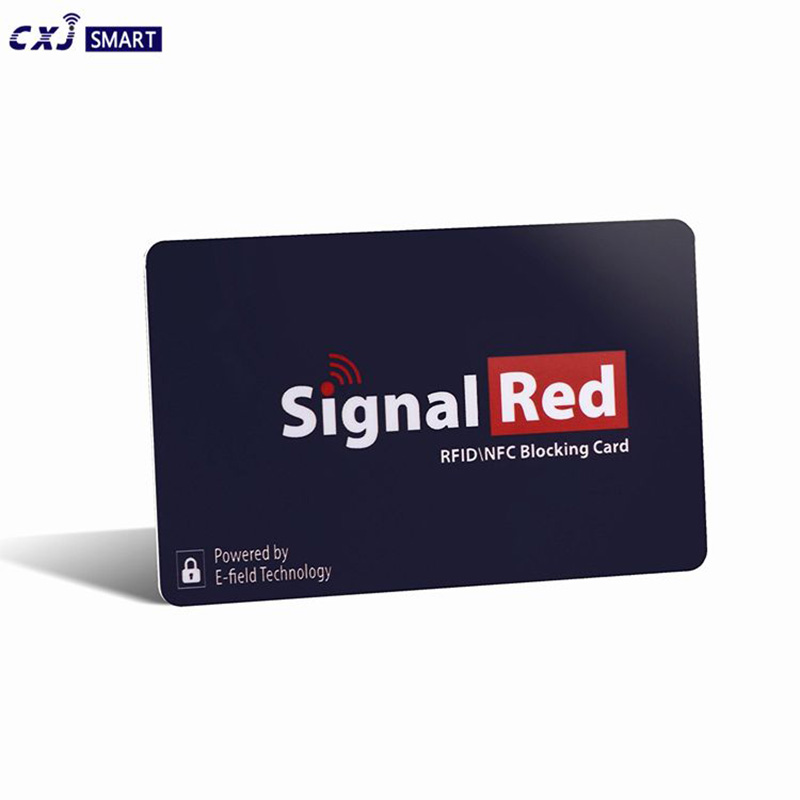 Good Quality Rfid Blocking - Custom Protective blocker RFID Blocking Card for Credit Card – Chuangxinji detail pictures