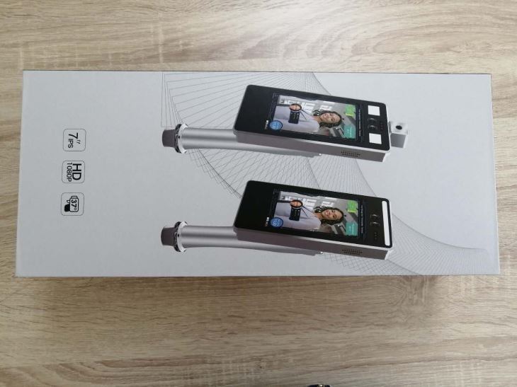 China Factory for Uhf Waste Bin Tag - Temperature Body Face Recognition Scanner Support Card Reader And Fever Alarm – Chuangxinji detail pictures