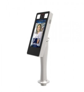 Temperature Body Face Recognition Scanner Support Card Reader And Fever Alarm