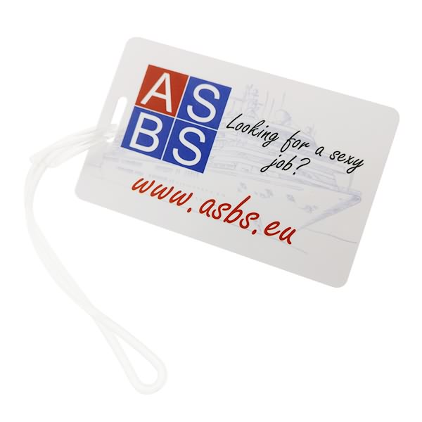 China wholesale Blank Plastic Card - Custom airlines plastic PVC single one card Luggage Hang bag Tag Travel baggage tag – Chuangxinji