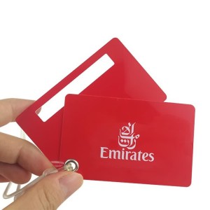 Custom airlines plastic PVC Luggage Hang bag Tag Travel baggage tag