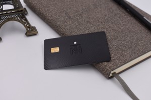 Metal credit contact chip metal stainless steel magnetic stripe card